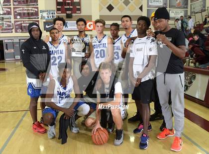 Thumbnail 1 in Capital Christian vs. Garfield (Rancho Mirage Holiday Invitational) photogallery.
