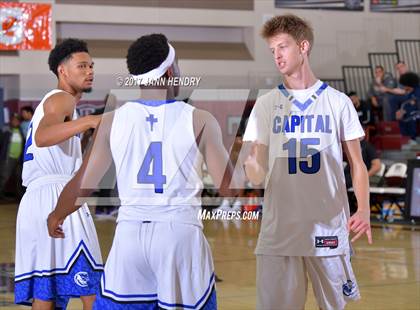 Thumbnail 2 in Capital Christian vs. Garfield (Rancho Mirage Holiday Invitational) photogallery.