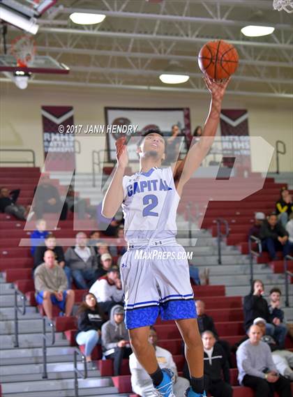 Thumbnail 2 in Capital Christian vs. Garfield (Rancho Mirage Holiday Invitational) photogallery.