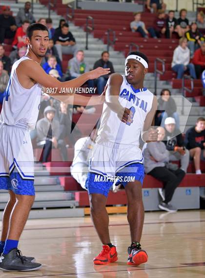 Thumbnail 2 in Capital Christian vs. Garfield (Rancho Mirage Holiday Invitational) photogallery.