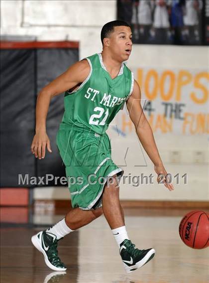 Thumbnail 3 in St. Mary's vs. Rio Linda (Hoops 4 the Human Fund) photogallery.