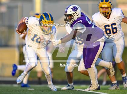 Thumbnail 2 in Greenfield-Central @ Muncie Central (Scrimmage) photogallery.