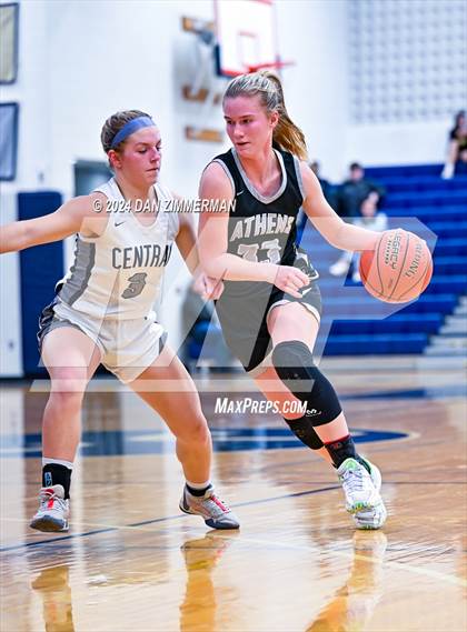 Thumbnail 1 in Athens vs Central Columbia (PIAA District IV 4A Quarterfinal) photogallery.