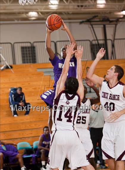 Thumbnail 2 in Warren vs Cinco Ranch (McDonald's Texas Invitational) photogallery.