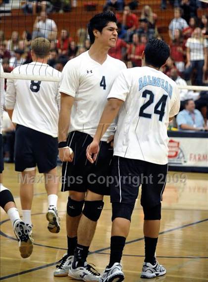 Thumbnail 3 in Salesian vs. St. Margaret's (CIF SS D5 Final) photogallery.