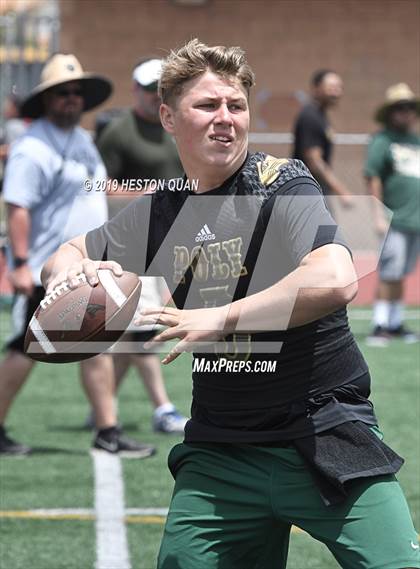 Thumbnail 1 in Rancho Cucamonga vs. Long Beach Poly (Battle at the Beach 7x7) photogallery.
