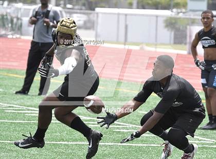 Thumbnail 1 in Rancho Cucamonga vs. Long Beach Poly (Battle at the Beach 7x7) photogallery.