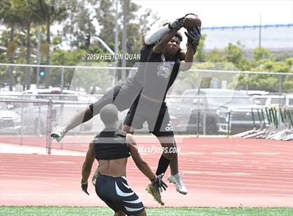 Thumbnail 3 in Rancho Cucamonga vs. Long Beach Poly (Battle at the Beach 7x7) photogallery.