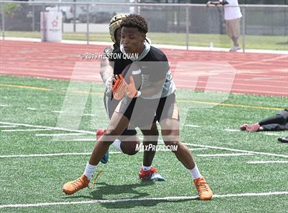 Thumbnail 1 in Rancho Cucamonga vs. Long Beach Poly (Battle at the Beach 7x7) photogallery.