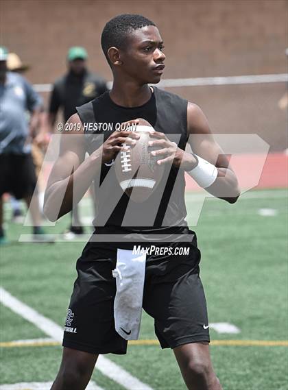 Thumbnail 1 in Rancho Cucamonga vs. Long Beach Poly (Battle at the Beach 7x7) photogallery.
