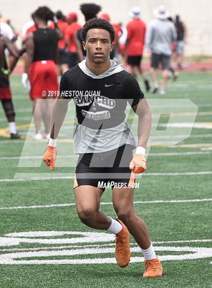 Thumbnail 2 in Rancho Cucamonga vs. Long Beach Poly (Battle at the Beach 7x7) photogallery.
