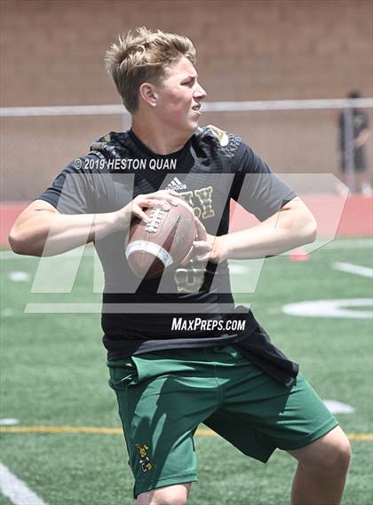 Thumbnail 3 in Rancho Cucamonga vs. Long Beach Poly (Battle at the Beach 7x7) photogallery.