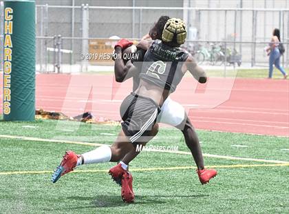 Thumbnail 3 in Rancho Cucamonga vs. Long Beach Poly (Battle at the Beach 7x7) photogallery.