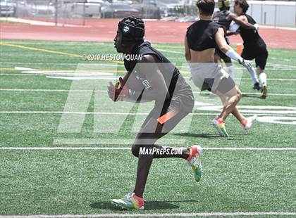 Thumbnail 2 in Rancho Cucamonga vs. Long Beach Poly (Battle at the Beach 7x7) photogallery.