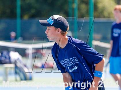 Thumbnail 1 in Oakland Tech v Pleasant Valley (CIF NorCal Regional Team Tennis Championships) photogallery.