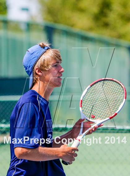 Thumbnail 1 in Oakland Tech v Pleasant Valley (CIF NorCal Regional Team Tennis Championships) photogallery.