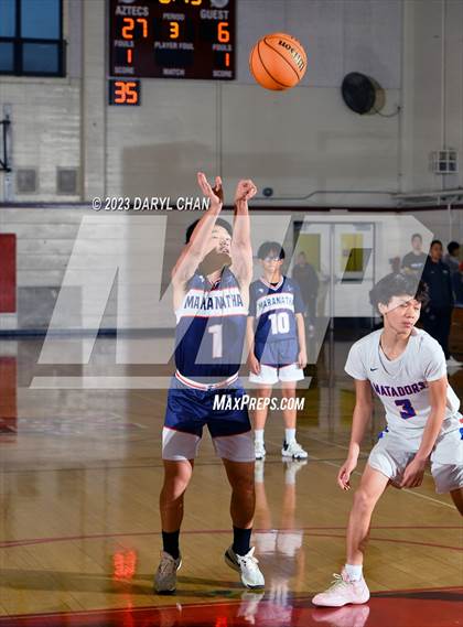 Thumbnail 1 in Maranatha vs San Gabriel  Mark Keppel Tournament photogallery.