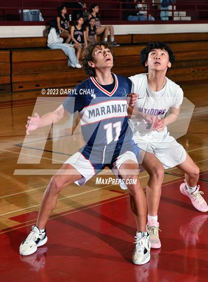 Thumbnail 1 in Maranatha vs San Gabriel  Mark Keppel Tournament photogallery.
