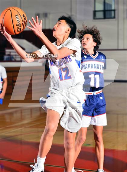 Thumbnail 3 in Maranatha vs San Gabriel  Mark Keppel Tournament photogallery.