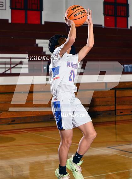 Thumbnail 1 in Maranatha vs San Gabriel  Mark Keppel Tournament photogallery.