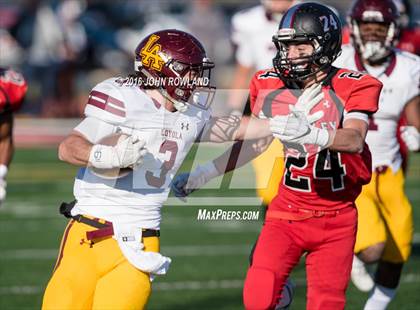 Thumbnail 2 in Loyola Academy vs. Huntley (IHSA Class 8A Quarterfinal) photogallery.