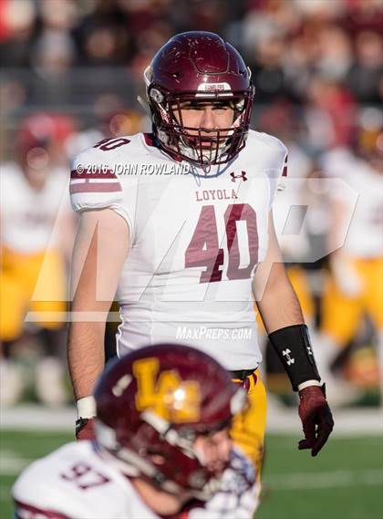 Thumbnail 1 in Loyola Academy vs. Huntley (IHSA Class 8A Quarterfinal) photogallery.