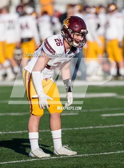 Thumbnail 2 in Loyola Academy vs. Huntley (IHSA Class 8A Quarterfinal) photogallery.