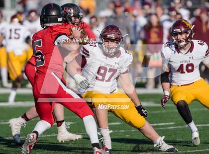Thumbnail 2 in Loyola Academy vs. Huntley (IHSA Class 8A Quarterfinal) photogallery.