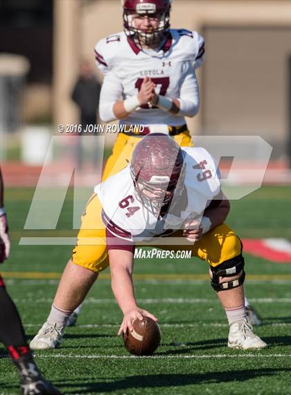 Thumbnail 1 in Loyola Academy vs. Huntley (IHSA Class 8A Quarterfinal) photogallery.