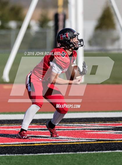Thumbnail 1 in Loyola Academy vs. Huntley (IHSA Class 8A Quarterfinal) photogallery.