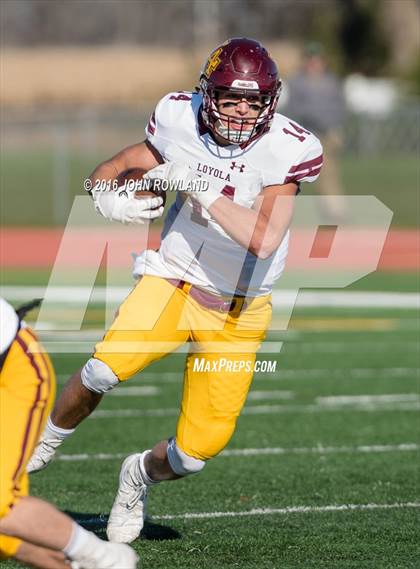 Thumbnail 1 in Loyola Academy vs. Huntley (IHSA Class 8A Quarterfinal) photogallery.