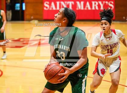 Thumbnail 2 in St. Bernard's vs. Saint Mary's (CIF NCS D4 Quarterfinal) photogallery.