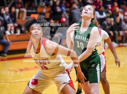 Thumbnail 3 in St. Bernard's vs. Saint Mary's (CIF NCS D4 Quarterfinal) photogallery.