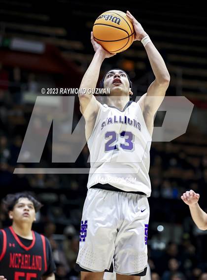 Thumbnail 3 in McFarland vs. Madera South (CIF CS Division 5 Championship) photogallery.