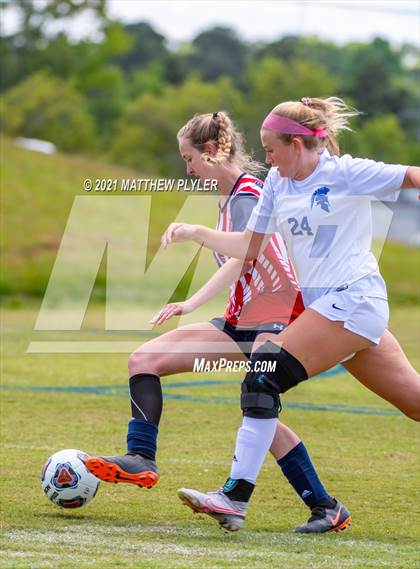 Thumbnail 2 in Franklin Academy vs. Community School of Davidson (1 of 2 - NCHSAA 1A Final - the Game) photogallery.