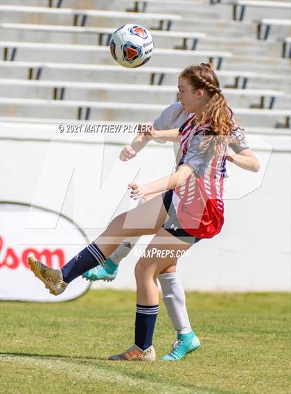 Thumbnail 2 in Franklin Academy vs. Community School of Davidson (1 of 2 - NCHSAA 1A Final - the Game) photogallery.