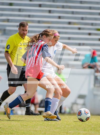 Thumbnail 3 in Franklin Academy vs. Community School of Davidson (1 of 2 - NCHSAA 1A Final - the Game) photogallery.