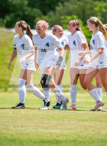 Thumbnail 1 in Franklin Academy vs. Community School of Davidson (1 of 2 - NCHSAA 1A Final - the Game) photogallery.