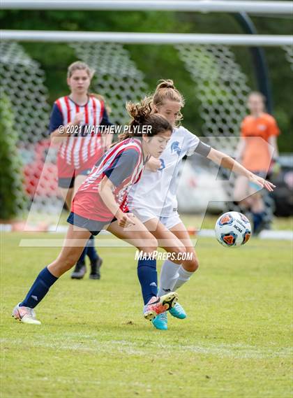 Thumbnail 3 in Franklin Academy vs. Community School of Davidson (1 of 2 - NCHSAA 1A Final - the Game) photogallery.