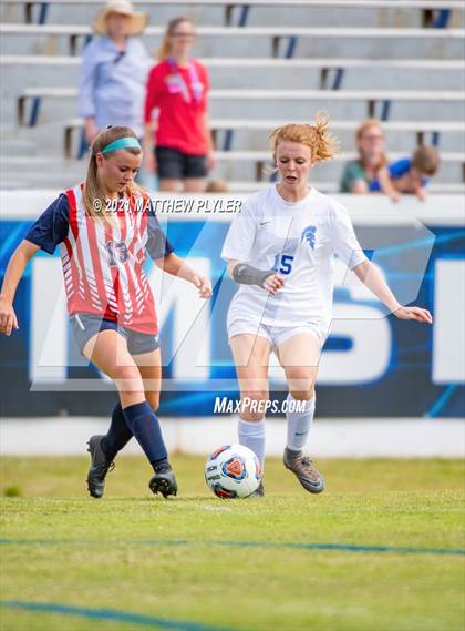 Thumbnail 2 in Franklin Academy vs. Community School of Davidson (1 of 2 - NCHSAA 1A Final - the Game) photogallery.