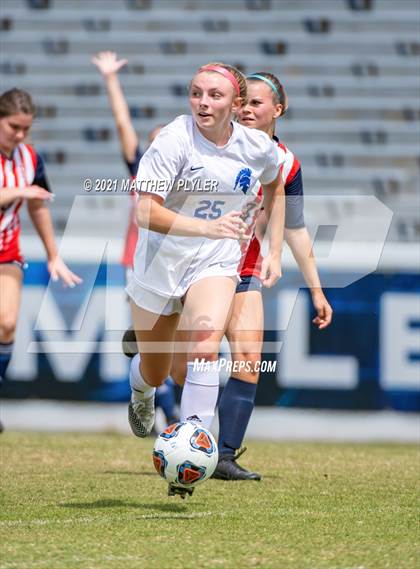 Thumbnail 3 in Franklin Academy vs. Community School of Davidson (1 of 2 - NCHSAA 1A Final - the Game) photogallery.