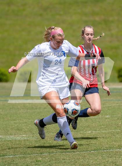 Thumbnail 3 in Franklin Academy vs. Community School of Davidson (1 of 2 - NCHSAA 1A Final - the Game) photogallery.