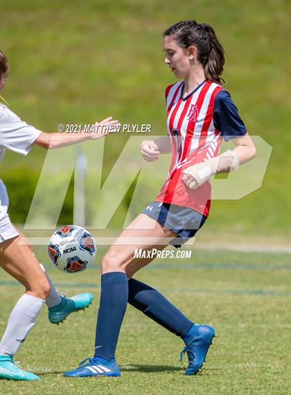 Thumbnail 1 in Franklin Academy vs. Community School of Davidson (1 of 2 - NCHSAA 1A Final - the Game) photogallery.