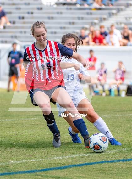 Thumbnail 1 in Franklin Academy vs. Community School of Davidson (1 of 2 - NCHSAA 1A Final - the Game) photogallery.