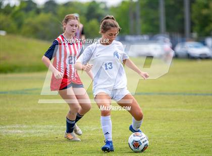 Thumbnail 2 in Franklin Academy vs. Community School of Davidson (1 of 2 - NCHSAA 1A Final - the Game) photogallery.