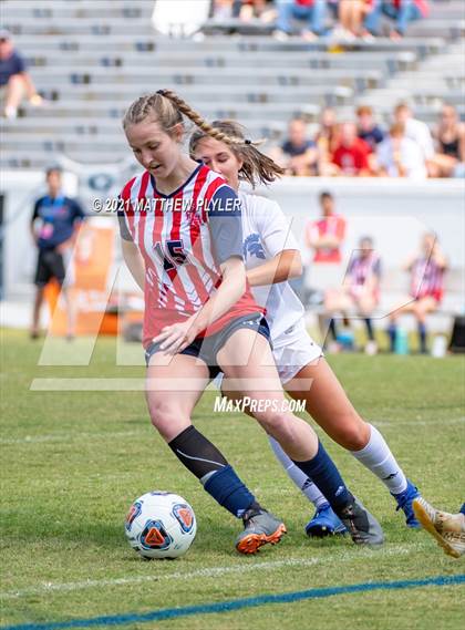 Thumbnail 3 in Franklin Academy vs. Community School of Davidson (1 of 2 - NCHSAA 1A Final - the Game) photogallery.