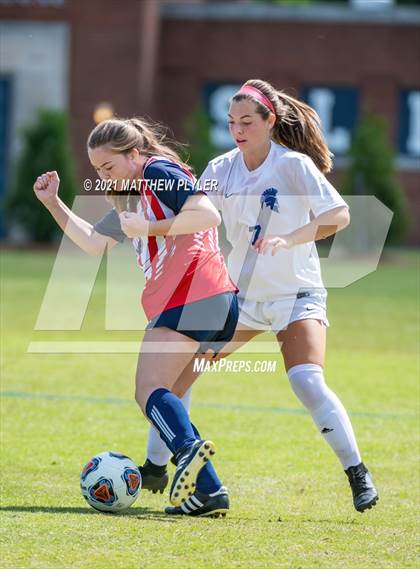 Thumbnail 3 in Franklin Academy vs. Community School of Davidson (1 of 2 - NCHSAA 1A Final - the Game) photogallery.