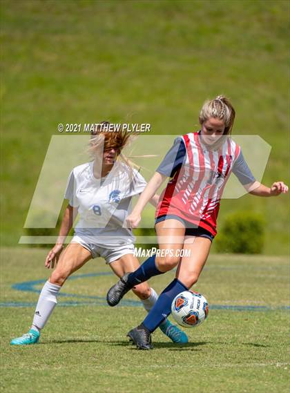 Thumbnail 2 in Franklin Academy vs. Community School of Davidson (1 of 2 - NCHSAA 1A Final - the Game) photogallery.