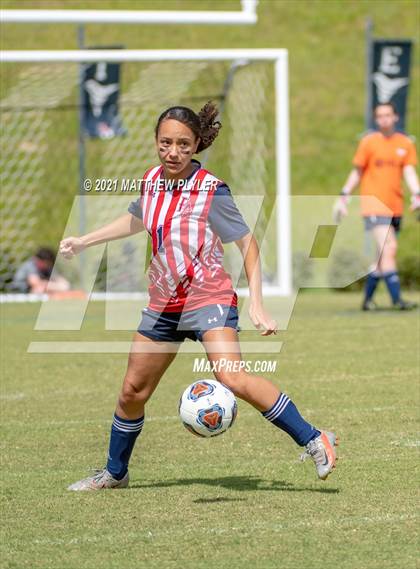 Thumbnail 2 in Franklin Academy vs. Community School of Davidson (1 of 2 - NCHSAA 1A Final - the Game) photogallery.