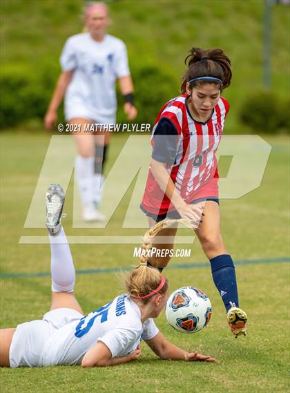 Thumbnail 2 in Franklin Academy vs. Community School of Davidson (1 of 2 - NCHSAA 1A Final - the Game) photogallery.
